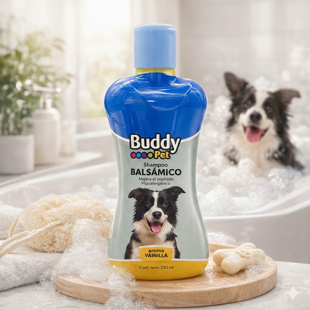 BuddyPet- Shampoo Balsámico Para Mascotas