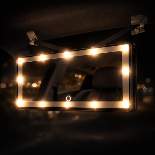 Espejo Para Auto Con Luz Led