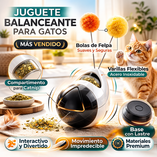 Juguete Electrónico De Entretenimiento Para Gatos