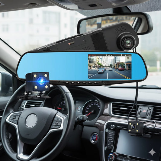 Camara Retrovisor HD Integrada Con Espejo Inteligente