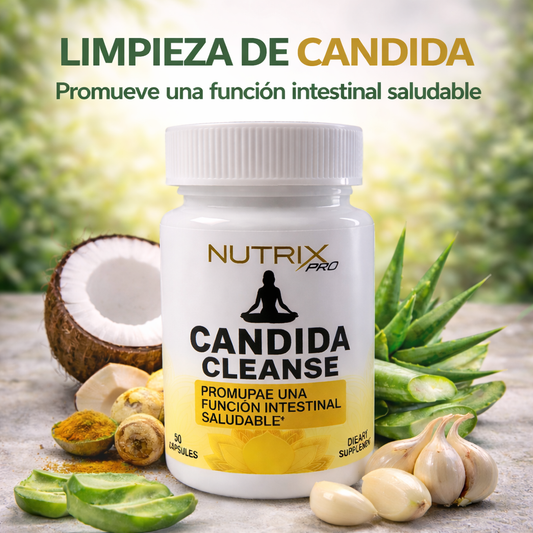 Candida Cleanse - Suplemento Natural Para Desintoxicación Intestinal y Salud Digestiva